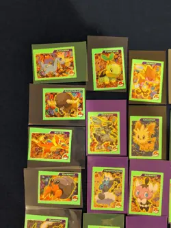 Vintage Pokemon Nintendo Game Freak Stickers Lot Of 35 Unused Stickers No Dupes - Image 2