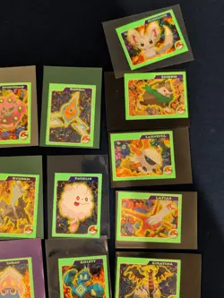 Vintage Pokemon Nintendo Game Freak Stickers Lot Of 35 Unused Stickers No Dupes - Image 4