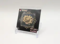 24k Gold Plated Pokemon Sticker (2023 Korean) - Gastly - New Sealed - Image 1