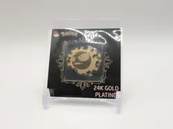 24k Gold Plated Pokemon Sticker (2023 Korean) - Gastly - New Sealed - Image 2