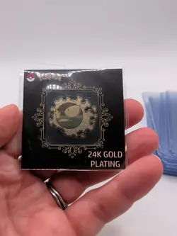 24k Gold Plated Pokemon Sticker (2023 Korean) - Gastly - New Sealed - Image 4