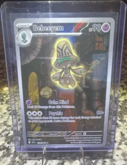 Pokemon TCG Beheeyem Black Bolt Illustration Rare Full Art Holo 90 HP 121/086 EN - Image 1