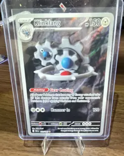 Pokemon TCG Klinklang Legendary Treasures Holo Rare 150 HP 141/113 EN - Image 1