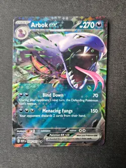 Arbok ex 024/165 Double Rare SV: Scarlet & Violet 151 Pokemon TCG NM - Image 1