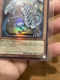 Blue-Eyes White Dragon LCKC-EN001 Unlimited Ultra Rare NearMint +Bonus( vers. 3) - Image 5