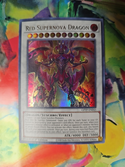 Red Supernova Dragon GFTP-EN045 Ultra Rare 1st Edition LP YuGiOh Archfiend - Image 3