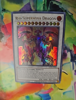 Red Supernova Dragon GFTP-EN045 Ultra Rare 1st Edition LP YuGiOh Archfiend - Image 4