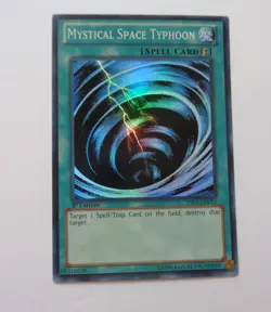 Mystical Space Typhoon YS13-ENV12 (Super Rare, 1st Edition, Lightly Played / LP) - Image 1