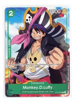 Monkey.D.Luffy (Welcome Pack Vol. 2) ST16-005 C Normal One Piece Promo Card NM - Image 1