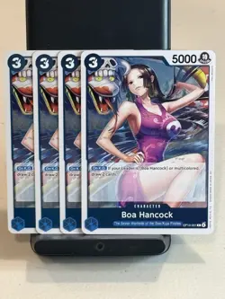 One Piece TCG Foil Playset - Boa Hancock OP13-051 x4 - Carrying On His Will - Image 1