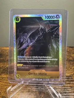 Gecko Moria SR OP14-104 One Piece The Azure Sea's Seven Foil - Image 1