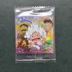 S6879 Luffy Nika Gear 5 SGR SW14-02 Japanese One Piece Wafer Sticker SEALED M19 - Image 1
