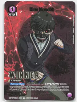 Ken Kaneki (Winner) FOIL Union Arena Promotional Card Tokyo Ghoul NM - Image 1