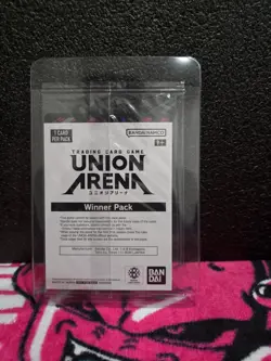 Union Arena Mikasa Ackermann Winner Card English UEPR/ AOT-1-023 Tournament New - Image 2