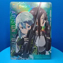 Sinon/Kirito Action Point Card (AP01) (Sword Art Online) - Union Arena Promotion - Image 1