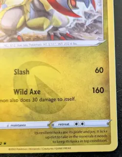 Haxorus 112/172 Rare Sword & Shield: Brilliant Stars Pokemon TCG - Image 5