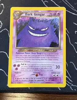 Pokemon Dark Gengar TCG Neo Destiny Holo Card 6/105 - Image 1