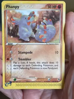 POKEMON PHANPPY 62/109 COMMON EX RUBY & SAPPHIRE MP CARD - Image 1