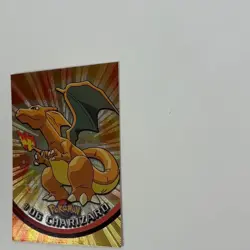 Topps Pokemon Charizard Holo Rare Card Black Logo - Image 2