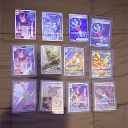 Pokemon TCG 10-Card Chaos Rising hits and extras all freshly pulled - Image 1