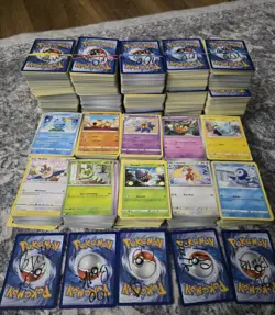 Pokemon TCG Cards - Bulk Lot of 1000 Commons Uncommons (No Energy) No Trainer - Image 1