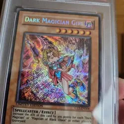 Dark Magician Girl - CT2-EN004 - PSA 7 NM - Secret Rare Limited Yugioh Card - Image 2