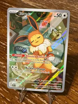 Eevee SVP EN 173 Black Star Promo Prismatic Evolutions ETB Pokemon Card - Image 1