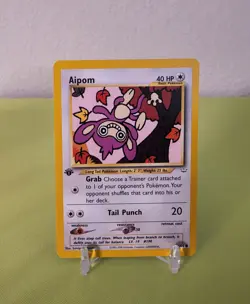 Aipom 41/64 - 2001 First Edition Neo Revelation Vintage Pokemon Card - Image 1