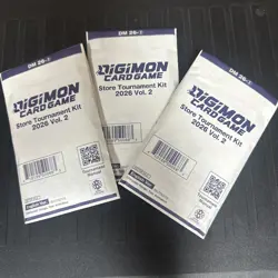 Digimon Card Game Store Tournament Kit 2026 Vol 2 English (3 Kits) New US Seller - Image 1