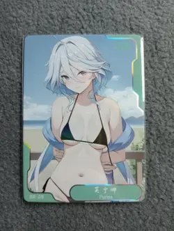FURINA GENSHIN SR09 senpai goddess haven goddess story waifu anime card - Image 1