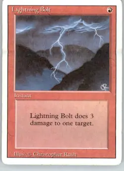 Lightning Bolt - Revised Edition - Normal HP - Image 1