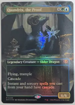Quandrix, the Proof 0286 Mythic Foil - Secrets of Strixhaven MTG - Image 1