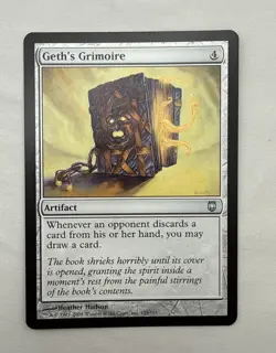 Geth's Grimoire x1 MTG Darksteel 1x Magic Excellent Light Play EX LP - Image 1