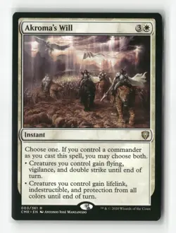 Akroma's Will - #3 - Non Foil - MTG - Near Mint - Image 1