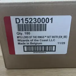 Magic the Gathering Lord of the Rings Set Booster Box SEALED case of 6x displays - Image 2