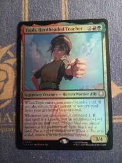1x Toph, Hardheaded Teacher R 246 Foil Near Mint - Image 1