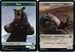 Bear Token // Eldrazi Scion Token Double Masters 2022 Lightly Played, English - Image 1