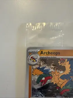 Pokemon Chicago Field Museum Fossil Exhibit Archeops Promo Card IN HAND Sealed - Image 3