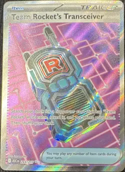 Pokemon Team Rocket's Transceiver 263/217 Holo Full Art Ultra Rare EN - Image 1