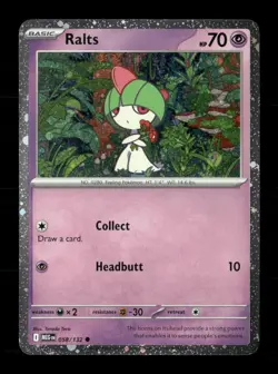 Ralts (Cosmos Holo) 058/132 Holo Miscellaneous Cards & Products NM/M Pokemon - Image 1