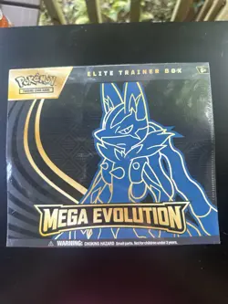 Pokemon Mega Evolution Elite Trainer Box ETB Lucario Art Brand New Sealed - Image 1
