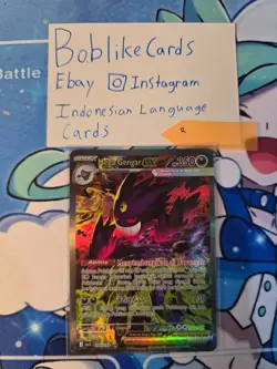 Pokemon TCG Indonesia Mega Gengar EX SAR 240/193 MA3 NM-M 2 - Image 1