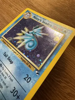 Misty’s Seadra Holo Rare 1st Edition Gym Heroes 9/132 WOTC Vintage Pokemon - Image 2