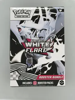 Pokemon TCG Scarlet & Violet White Flare Booster Bundle Box Factory Sealed - Image 1