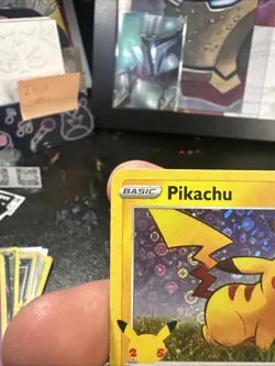 Pokemon Black Star Promo SWSH039 Pikachu 25th Anniversary - Image 2