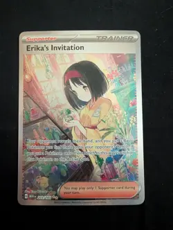 Erika's Invitation 203/165 Special Illustration Rare Full Art Holo 151 Pokemon - Image 1