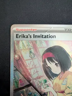 Erika's Invitation 203/165 Special Illustration Rare Full Art Holo 151 Pokemon - Image 2