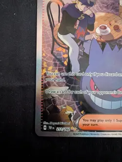 Morty's Conviction 211/162 SV05 Holo Full Art SIR 2024 Pokemon - Image 5