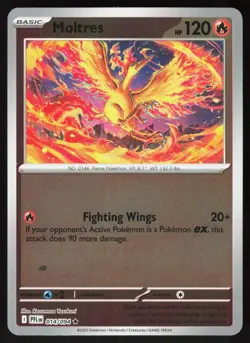 Moltres 014/094 Rare Phantasmal Flames Pokemon Reverse Holo Near Mint - Image 1