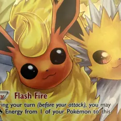 Pokemon Flareon EX Full Art Ultra Rare Holo RC28/RC32 Generations HP 170 - Image 2